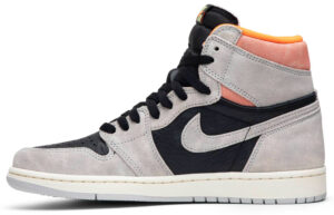 Jordan 1 Retro High Neutral Grey Hyper Crimson 555088-018 - Nicesk photo 2