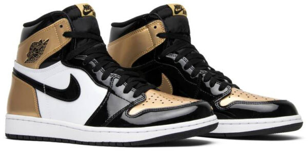 Jordan 1 Retro High NRG Patent Gold Toe 861428-007 - Nicesk photo 3