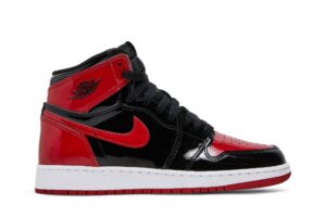 Jordan 1 Retro High OG Patent Bred (GS) 575441-063 - Nicesk photo 1