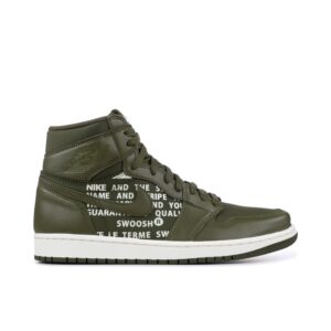 Jordan 1 Retro High Olive Canvas 555088-300 - Nicesk photo 1