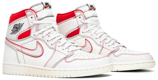 Jordan 1 Retro High Phantom Gym Red 555088-160 - Nicesk photo 3