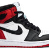 Jordan 1 Retro High Satin Black Toe (Women's) CD0461-016 - Nicesk photo 1