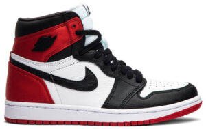 Jordan 1 Retro High Satin Black Toe (Women's) CD0461-016 - Nicesk photo 1
