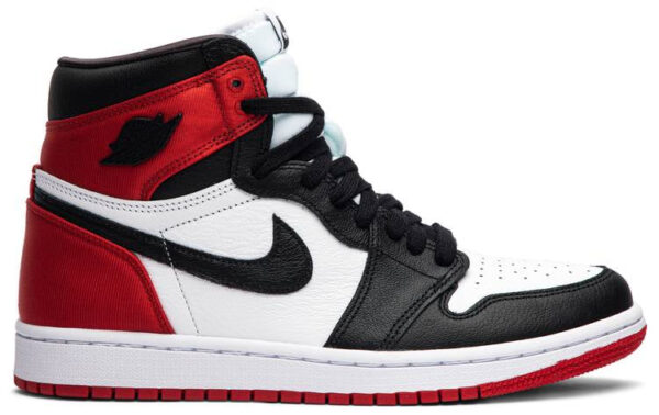 Jordan 1 Retro High Satin Black Toe (Women's) CD0461-016 - Nicesk photo 1