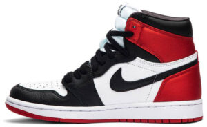 Jordan 1 Retro High Satin Black Toe (Women's) CD0461-016 - Nicesk photo 2