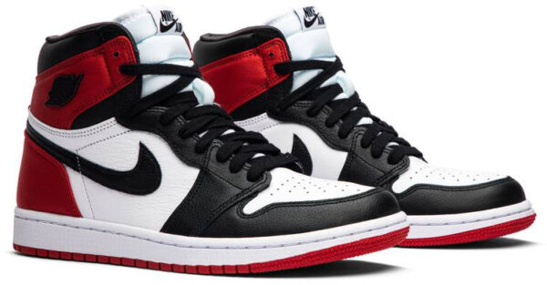 Jordan 1 Retro High Satin Black Toe (Women's) CD0461-016 - Nicesk photo 3
