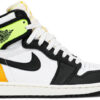 Jordan 1 Retro High White Black Volt University Gold 555088-118 - Nicesk photo 1