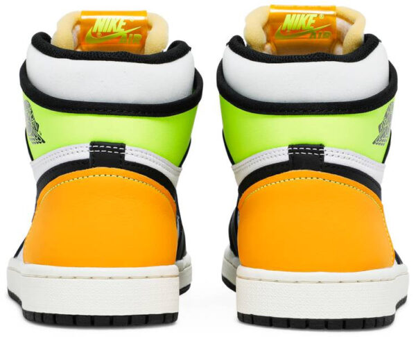Jordan 1 Retro High White Black Volt University Gold 555088-118 - Nicesk photo 3