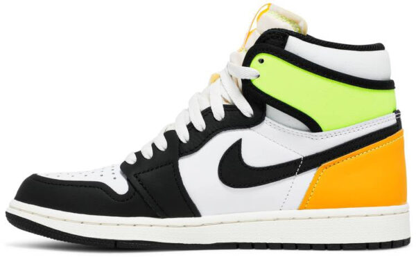 Jordan 1 Retro High White Black Volt University Gold 555088-118 - Nicesk photo 5