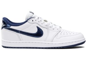 Jordan 1 Retro Low '85 Metallic Blue FB9933-141 - Nicesk photo 1