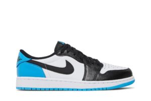 Jordan 1 Retro Low OG Black Dark Powder Blue CZ0790-104 - Nicesk photo 1