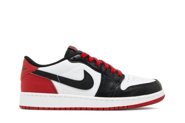 Jordan 1 Retro Low OG Black Toe (2023) (GS) CZ0858-106 - Nicesk photo 1