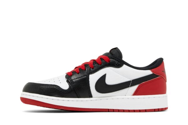 Jordan 1 Retro Low OG Black Toe (2023) (GS) CZ0858-106 - Nicesk photo 3