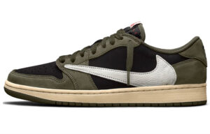Jordan 1 Retro Low OG SP Travis Scott Black Olive DM7866-002 - Nicesk photo 1