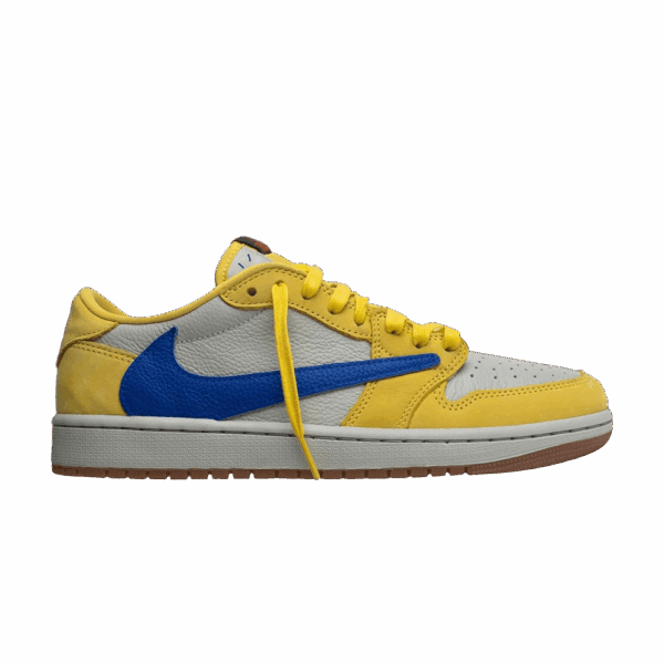 Jordan 1 Retro Low OG SP Travis Scott Canary (Women's) DZ4137-700 - Nicesk photo 1