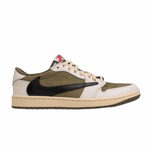 Jordan 1 Retro Low OG SP Travis Scott Medium Olive DM7866-200 - Nicesk photo 1