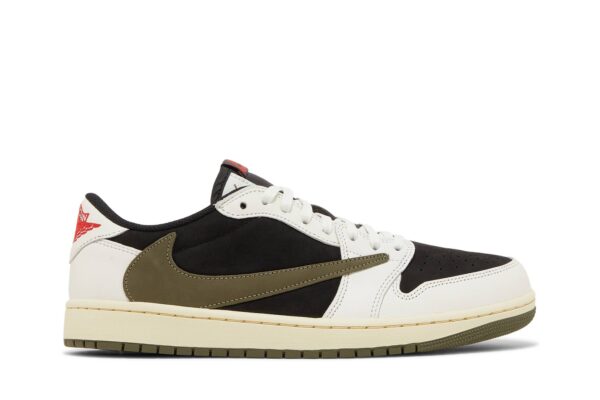 Jordan 1 Retro Low OG SP Travis Scott Olive (Women's) DZ4137-106 - Nicesk photo 1