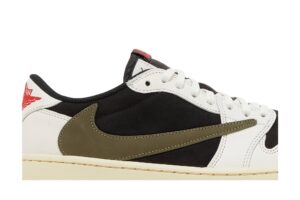 Jordan 1 Retro Low OG SP Travis Scott Olive (Women's) DZ4137-106 - Nicesk photo 2