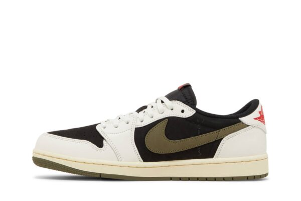 Jordan 1 Retro Low OG SP Travis Scott Olive (Women's) DZ4137-106 - Nicesk photo 3