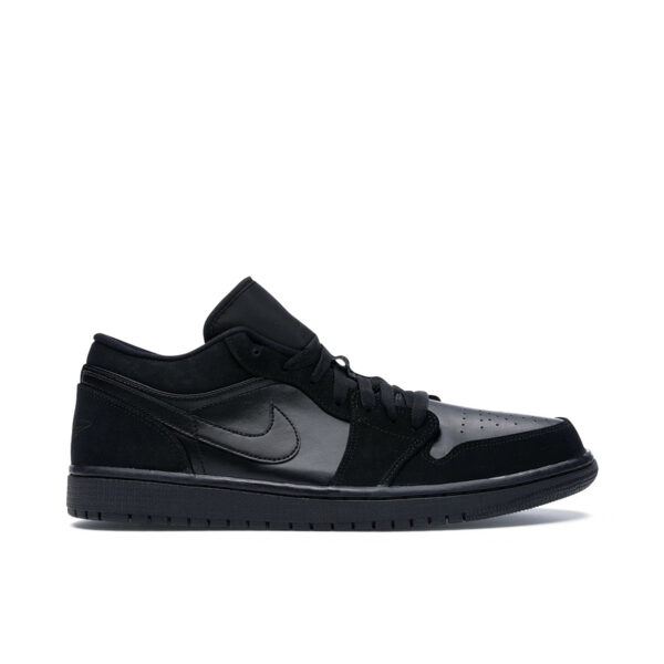 Jordan 1 Retro Low Triple Black 553558-025 - Nicesk photo 1