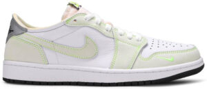 Jordan 1 Retro Low White Ghost Green Black DM7837-103 - Nicesk photo 1