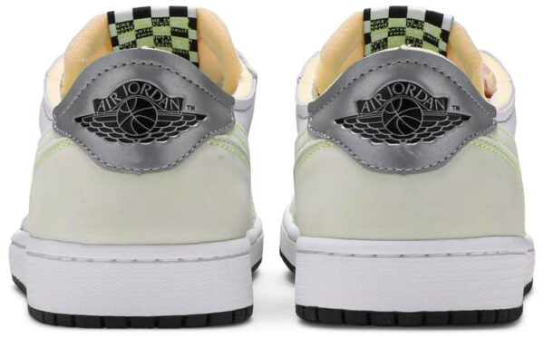 Jordan 1 Retro Low White Ghost Green Black DM7837-103 - Nicesk photo 4