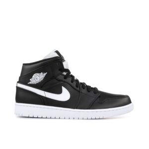 Jordan 1 Retro Mid Black White 554724-038 - Nicesk photo 1