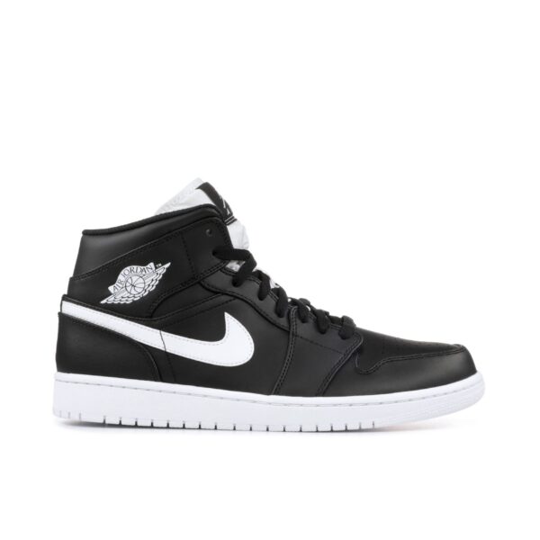 Jordan 1 Retro Mid Black White 554724-038 - Nicesk photo 1