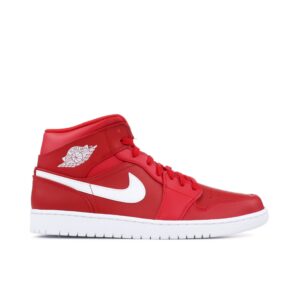 Jordan 1 Retro Mid Gym Red White 554724-600 - Nicesk photo 1