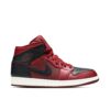 Jordan 1 Retro Mid Team Red Black 554724-601 - Nicesk photo 1