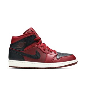 Jordan 1 Retro Mid Team Red Black 554724-601 - Nicesk photo 1