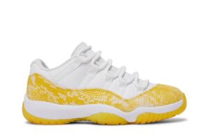 Jordan 11 Retro Low Yellow Snakeskin (Women's) AH7860-107 - Nicesk photo 1