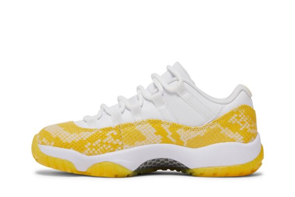 Jordan 11 Retro Low Yellow Snakeskin (Women's) AH7860-107 - Nicesk photo 3