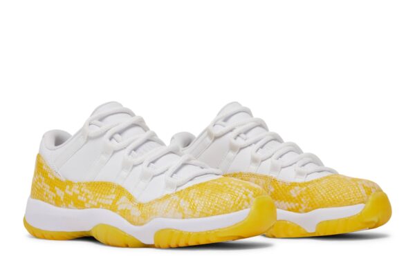 Jordan 11 Retro Low Yellow Snakeskin (Women's) AH7860-107 - Nicesk photo 8