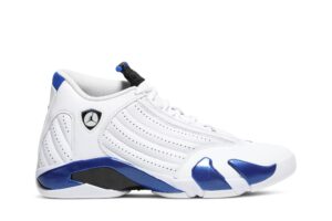 Jordan 14 Retro White Hyper Royal 487471-104 - Nicesk photo 1