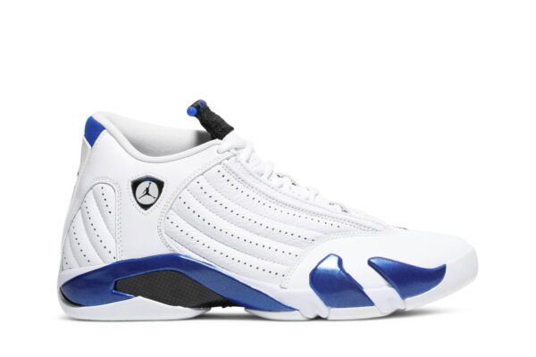 Jordan 14 Retro White Hyper Royal 487471-104 - Nicesk photo 1