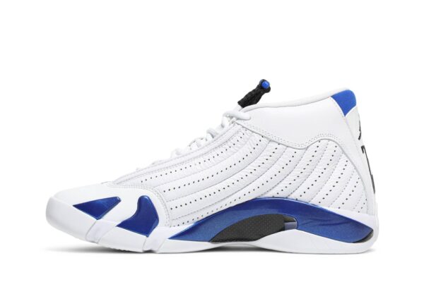 Jordan 14 Retro White Hyper Royal 487471-104 - Nicesk photo 3