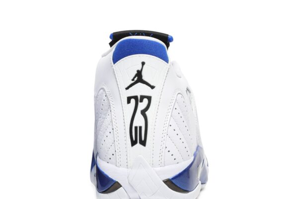 Jordan 14 Retro White Hyper Royal 487471-104 - Nicesk photo 7