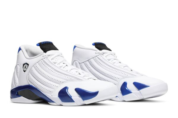 Jordan 14 Retro White Hyper Royal 487471-104 - Nicesk photo 8