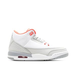 Jordan 3 Retro White Crimson Grey (GS) 441140-101 - Nicesk photo 1
