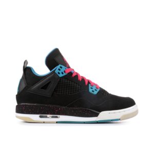 Jordan 4 Retro Black Vivid Pink Dynamic Blue (GS) 487724-019 - Nicesk photo 1