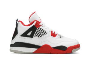 Jordan 4 Retro Fire Red (2020) (PS) BQ7669-160 - Nicesk photo 1
