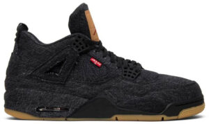 Jordan 4 Retro Levi's Black (Levi's Tag) AO2571-001 - Nicesk photo 1