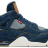 Jordan 4 Retro Levi's Denim (Tag with Levi's Logo) AO2571-401 - Nicesk photo 1
