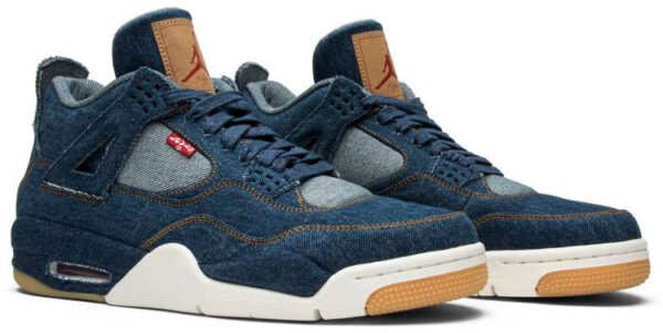 Jordan 4 Retro Levi's Denim (Tag with Levi's Logo) AO2571-401 - Nicesk photo 3