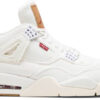 Jordan 4 Retro Levi's White (Levi's Tag) AO2571-100 - Nicesk photo 1