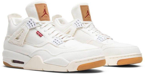 Jordan 4 Retro Levi's White (Levi's Tag) AO2571-100 - Nicesk photo 3