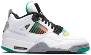 Jordan 4 Retro Lucid Green Rasta (Women's) AQ9129-100 - Nicesk photo 1