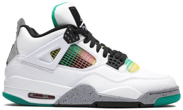 Jordan 4 Retro Lucid Green Rasta (Women's) AQ9129-100 - Nicesk photo 1