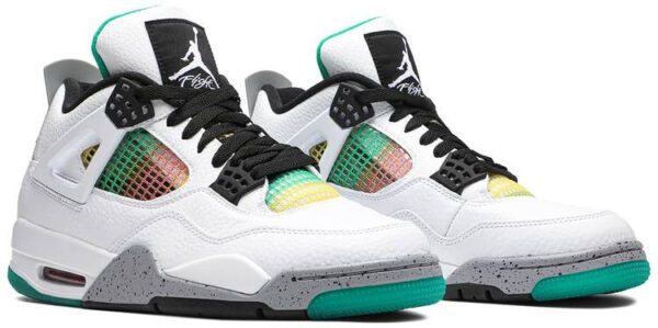 Jordan 4 Retro Lucid Green Rasta (Women's) AQ9129-100 - Nicesk photo 5